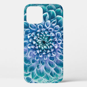 Türkis Dahlia Blume Makro Hintergrund Case-Mate iPhone Hülle