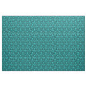 Türkis-Damast-Muster-Gewebe Stoff (Yard (91,4 cm))