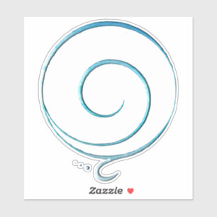 Türkis Dankbarkeit  Aufkleber