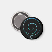 Türkis Dankbarkeit Magnet (Vorderseite/Rückseite)