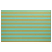 Türkis & Dark Goldenrod Linien Stoff (Fat Quarter (45,7 x 55,9 cm))