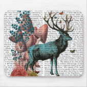 Türkis Dei im Pilzwald Mousepad (Vorne)