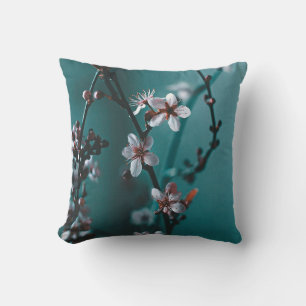 Türkis-Dogwood-Kissen Kissen