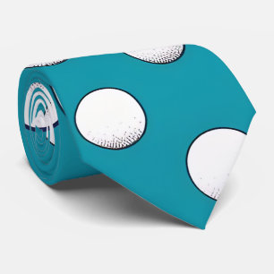 Türkis Dotted Mens Neck Tie Krawatte