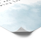 Türkis Dragon Baby Dusche Spate Night Diapers Poster (Ecke)