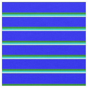 Türkis, Dunkeltürkis, Grün und Blau Stoff
