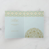 Türkis - Einladung zur Hochzeit (Innenseite)