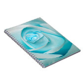 Türkis-Eis-Rose Notizblock (Rechte Seite)