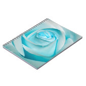 Türkis-Eis-Rose Notizblock (Linke Seite)