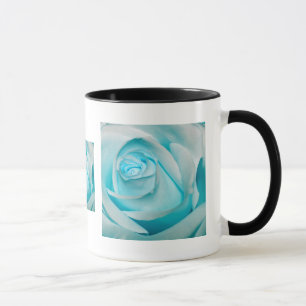 Türkis-Eis-Rose Tasse