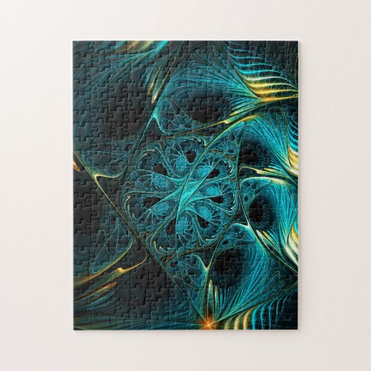 Türkis Electric Puzzle (Vertikal)