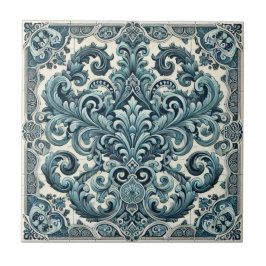 Türkis Elegance - Portugiesisches Inspiriertes Des Fliese