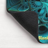 Türkis Elektrisch Mousepad (Ecke)