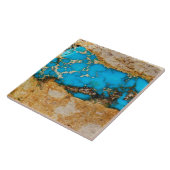 Türkis-Felsen 1 Fliese (Seite)