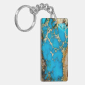 Türkis-Felsen 1 Schlüsselanhänger (Vorderseite links)