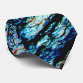 Türkis-Felsen Krawatte (Gerollt)