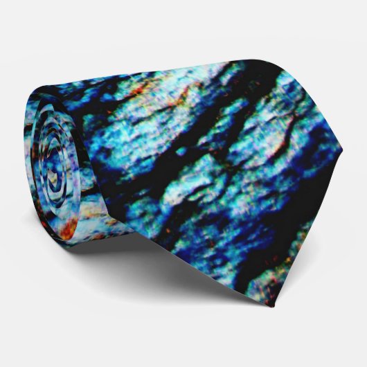 Türkis-Felsen Krawatte (Gerollt)