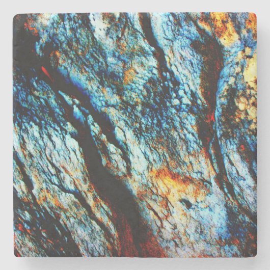 Türkis-Felsen Steinuntersetzer (Vorderseite)