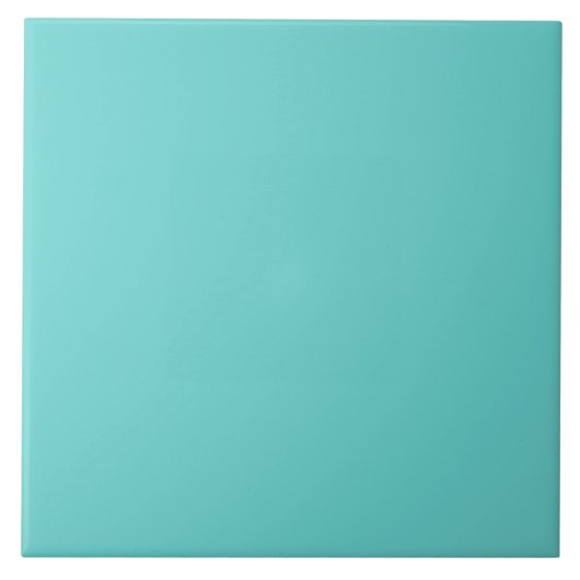 Türkis feste Farbe Fliese (Vorderseite)