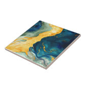 Türkis Fliese (Seite)