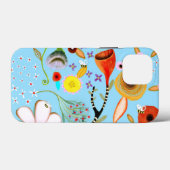 Türkis floral iPhone / iPad Fall Case-Mate iPhone Hülle (Rückseite (Horizontal))