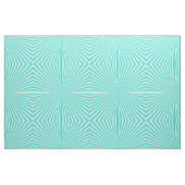 Türkis Funky Sun Rays Hintergrund Stoff (Fat Quarter (45,7 x 55,9 cm))