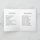 Türkis, Gelb und Rosa Blumenzehen Programm (Innenseite)