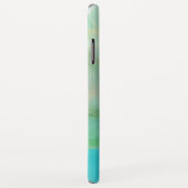 Türkis Gemstone Wasserfarbe Geode Case-Mate iPhone Hülle (Hinten/Rechts)