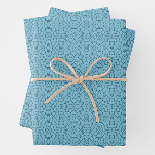 Türkis Geschenkpapier Set (Beispiel)