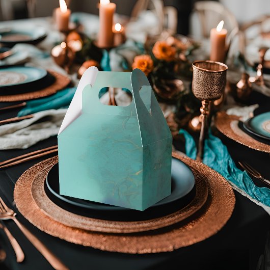 Türkis Geschenkschachtel