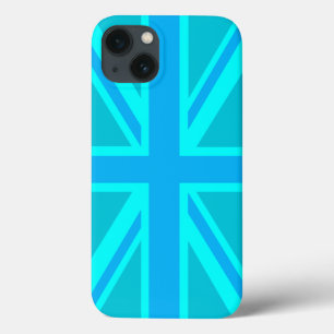Türkis-Gewerkschafts-Jack-Briten-Flagge Case-Mate iPhone Hülle