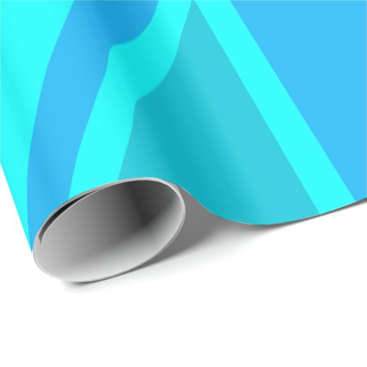 Türkis-Gewerkschafts-Jack-Flaggen-Dekor Geschenkpapier (Rolleneckpunkt)