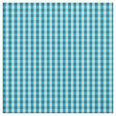 Türkis-Gingham-Gewebe Stoff (Muster)