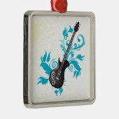 Türkis-Gitarre-Blätter, maßgeschneidert Ornament Aus Metall (Rechts)