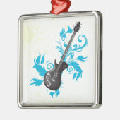 Türkis-Gitarre-Blätter, maßgeschneidert Ornament Aus Metall (Links)