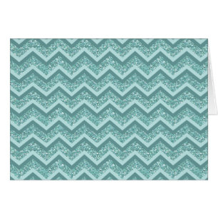 Türkis-Glitzer-Zickzack-Muster