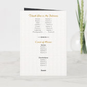 Türkis & Gold Arabian Quinceñera Foto Einladung (Rückseite)