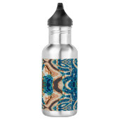 Türkis Gold Sun Southwestern Art Edelstahlflasche (Rechts)