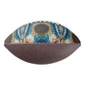 Türkis Gold Sun Southwestern Art Football (Gedreht 90)