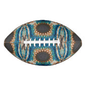 Türkis Gold Sun Southwestern Art Football (Vorderseite)