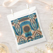 Türkis Gold Sun Southwestern Art Geschenktütchen (Ausgeschnitten)