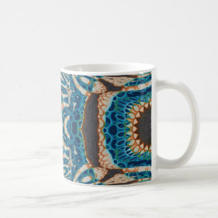 Türkis Gold Sun Southwestern Art Kaffeetasse