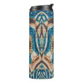 Türkis Gold Sun Southwestern Art Thermosbecher (Nach links gedreht)