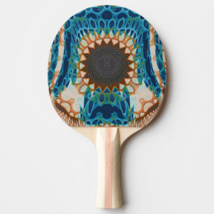 Türkis Gold Sun Southwestern Art Tischtennis Schläger