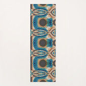 Türkis Gold Sun Southwestern Art Yogamatte (Vorderseite)