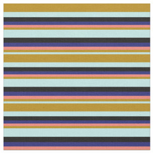 Türkis, Goldenrod, Lachs, Midnight Blue, Black Stoff