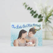 Türkis Green Blue Foto Postkarte (Stehend Vorderseite)