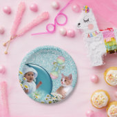 Türkis Green Blue Pappteller (Party)