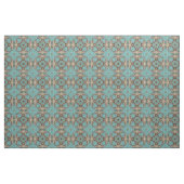 Türkis Green Brown Bali Batik Style Muster Stoff (Fat Quarter (45,7 x 55,9 cm))