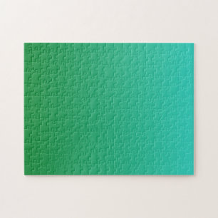 Türkis Green Ombre Puzzle